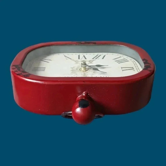 Quartz rustic analog metal tabletop copper color - Picture 5 of 8